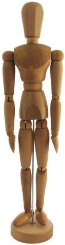 8" Artists Male Wooden Manikin Mannequin - Jakar