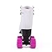 C SEVEN Cute Roller Skates for Kids and Adults (Pink, Women's 8 / Men's 7)