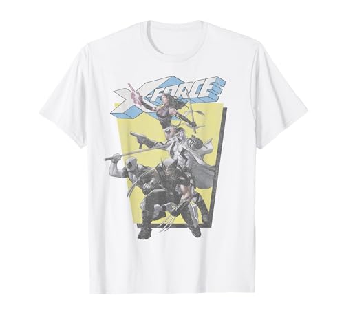 T-shirt Deadpool X-Force Marvel haut de geek vêtement fan