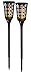 Produktbild Lunartec LED Fackeln: 2er-Set LED-Solar-Gartenfackeln mit Flammen-Effekt und Akku, 78 cm (LED Fackeln mit Flammeneffekt)