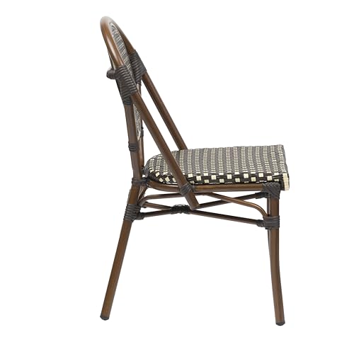 Chaise de terrasse NEUVILLE empilable pour petits espaces extérieurs - 5