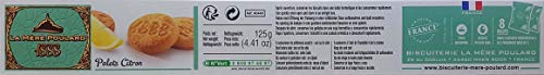 La Mere Poulard Les Palets Citron 125g French, Lemon French Shortbreads