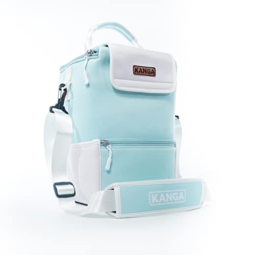 Kanga Insulated Cooler Bag - Soft Cooler Bag - 6 or 12 Can Beer and Seltzer Drink Cooler - Insulated Leak Proof and Durability Tested - Kanga Pouch Cooler - Breeze