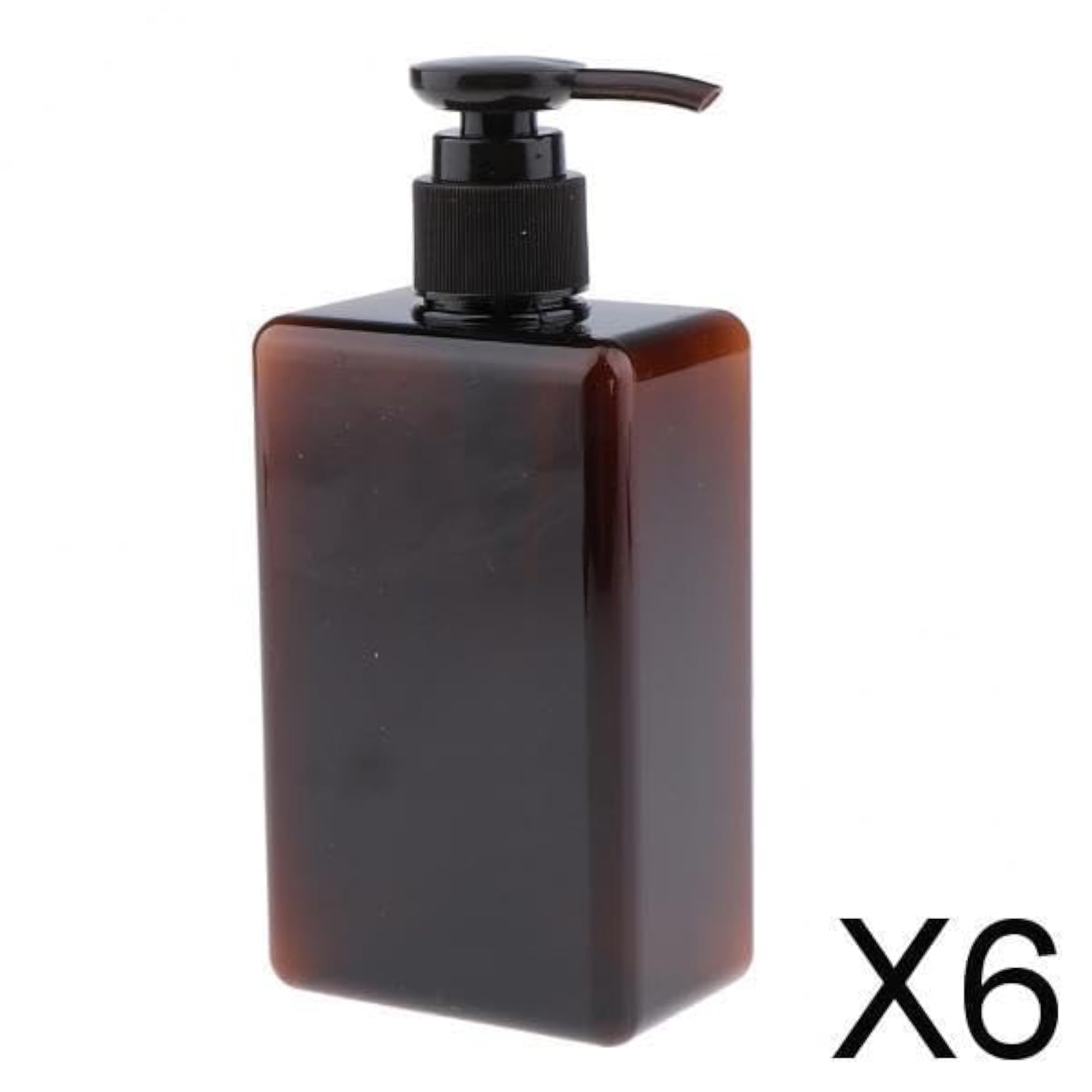 6x280ml Empty Pump Bottle Refillable Container