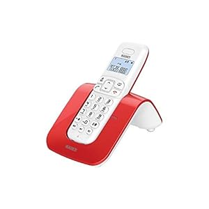 Draadloze telefoon Saiet Slide rood