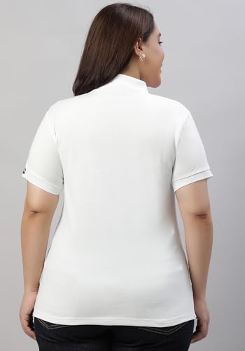 Image of Wear Your Opinion Womens Plus Size Polo Collar Neck T-Shirt Top