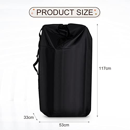 LIHAO Transporttasche Aufbewahrungstasche Schutzhülle für Kinderwagen Wasserdicht 600D