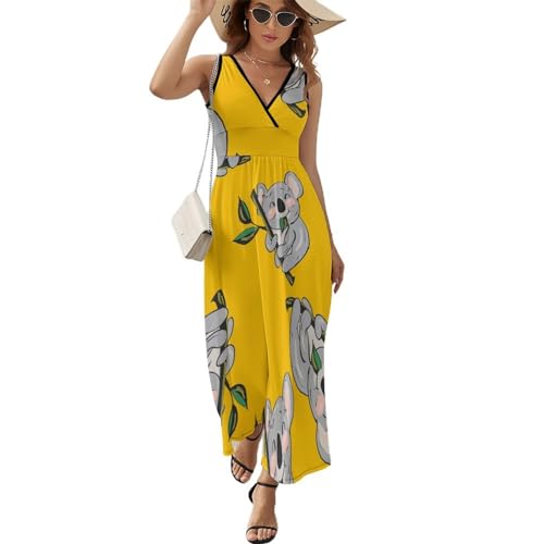 Robe maxi sans manches pour résoudre le manque de fraîcheur lors des canicules