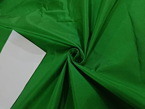 Taffetas vert soie 111,8 cm large tissu haute couture au yard TAF259 TAF209