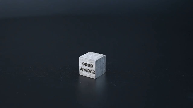 Image of 0.39 inch Lead Metal Element Cube 10MM Density Cubes 99.99% High Purity, Periodic Table of Elements Collection for Element Collections Hobbies, Pure Lead Cube(Pb 0.39 Inch)