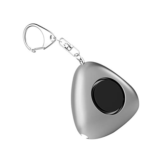 Mobestech Criativo Triângulo Protetor Lobo Chaveiros Alarme pessoal Alarme noturno Alarme de uso pes