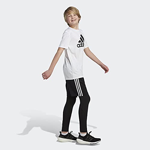 Image of adidas Boys Short Sleeve Aeroready Performance Logo Tee T-Shirt