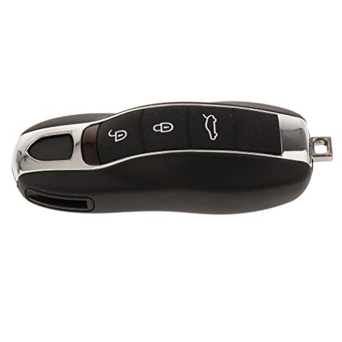 Gazechimp 3 Botones Cubierta de Llave de Mando Carcasa de Aleación de Zinc para SUV