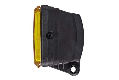 HELLA 1FD 005 700-431 Halogen-Fernscheinwerfer - Comet 550 - 12V - rechteckig - geschraubt - gemusterte Streuscheibe - Lichtscheibenfarbe: gelb - rechts/links