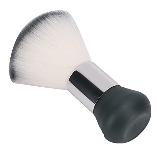 Akozon Broken Hair Sweep Brush for Hairdressing and Barber Shops - Professional Cleaning Tool for Haircuts, Shaving, and Styling (Gray)