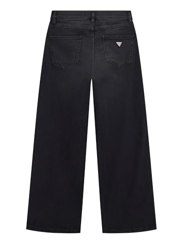 Guess Girls' 90s Black Stretch Denim Pants with Rhinestones2