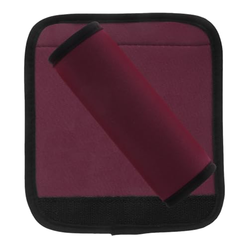 FOMIYES Almohadillas Protectoras Desmontables para Barras de Dominadas y Mancuernas Neopreno Resistente Color Vino Tinto 2 Piezas Accesorio Antideslizante para Entrenamiento Interior