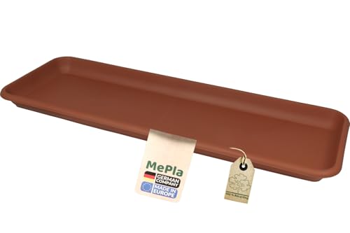 MePla - XXL Untersetzer LxB 77x20 cm (Innen: 72x15 cm) - Terracotta,...