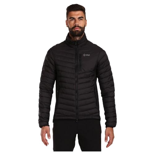 Veste isolée pour hommes Kilpi ACTIS-M noire pour randonnée