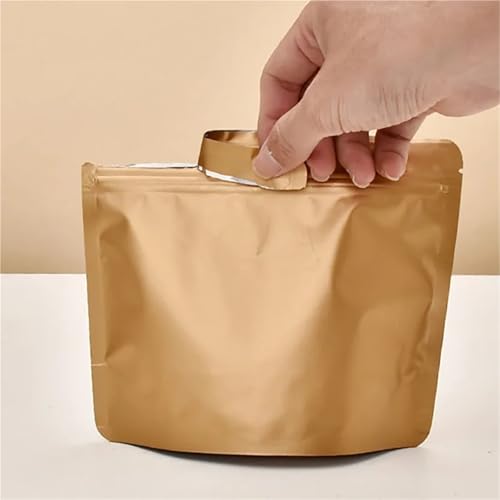 Bolsas de café con válvula de aluminio para guardar té galletas y nueces 7