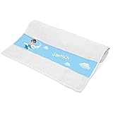 ✅ PRODUKT: Handtuch mit Piloten-Motiv mit Flugzeug und dem abgebildeten Namen