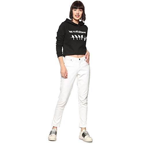 Image of PINACOLADA Printed Full Sleeve Hooded Sweatshirts or Hoodie for Women