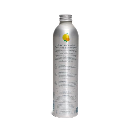 Image of Grove Co. Hydrating Dish Soap Refill (1-Pack) - High Performance Gel Dish Soap in Yuzu & Mandarin - 98% Plant-Based, USDA Certified Biobased, Infinitely Recyclable Aluminum - 16oz Total