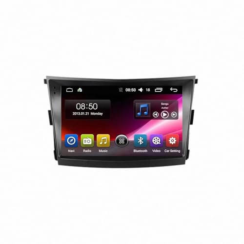 Navegador GPS inteligente para SsangYong Tivoli con Mirror Link y Bluetooth manos libres