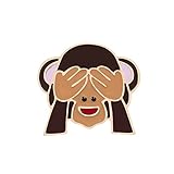 FormMuster:Affe 3 Stück/Set Cartoon Broschen Affe Emaille Pin Lustige Kinder Rucksack Metall Abzeichen Mode Jacken Anstecknadeln Schmuck-Abdeckung Augen