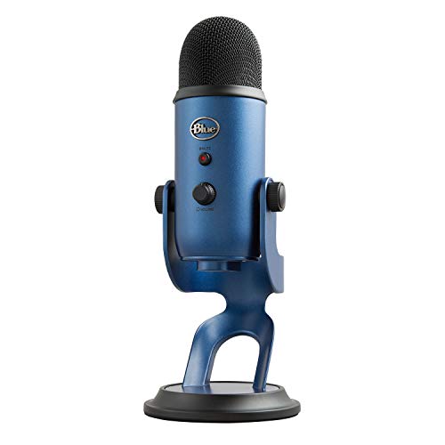 Blue Microphones Yeti USB コンデンサー マイク Midnight Blue イエティ ミッドナイト ブルー BM400MB PC MAC PS4 USB ストリーミング 配信 ストリーマー テレワーク web会議 国内正規品 2年間メーカー保証