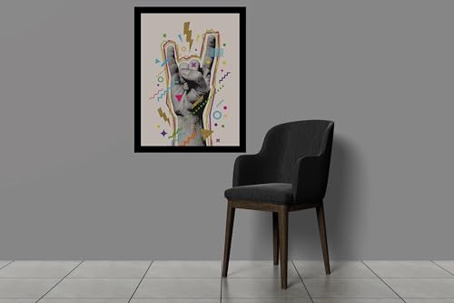 Image of BLINKART Trendy Abstract Wall Art Painting Print Design | Aesthetic Wall Decor Photo Artwork Frame Decoration Hanging For Home Bedroom Living Room Office Wall Decor | T049 | 13x10 Inches
