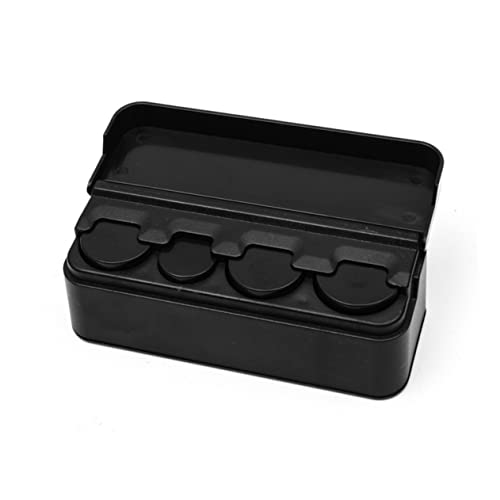 Caja de almacenamiento para monedas de plástico, 2 piezas miniatura 5