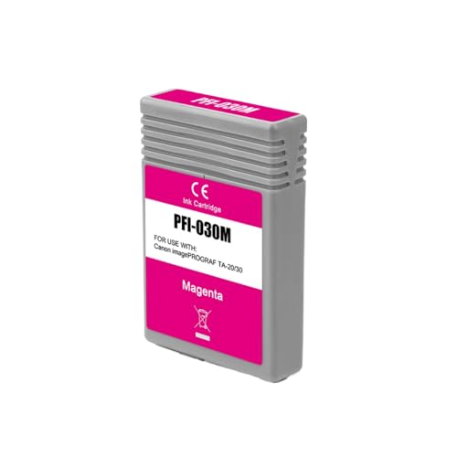 Cartouche d'encre magenta PFI 030 compatible avec Canon ImagePrograf TA-20 TA-30 55ml