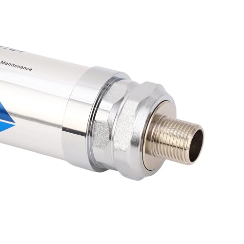 Adoucisseur D'eau sans Sel Détartrant Magnétique en Acier Inoxydable Système de Détartrage pour Douche Lave-vaisselle Chauffe-eau Solaire (1/2 pouce (DN15))