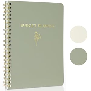 ZICOTO Easy to Use Monthly Budget Planner – 12 Month Financial Organizer with Expense Tracker Notebook – Monthly Money Budgeting Book To Manage Finances Effectively – 5.5″x8″