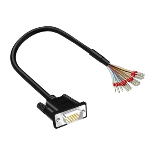 Conector DB15 macho de 3 filas con terminales y cable 26AWG de 10 metros 2