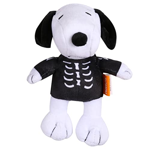 Image of Peanuts for Pets 9 Inch Halloween Snoopy Skeleton Plush Dog Toy with Squeaker, Medium Dog Toy | Fabric Snoopy Plush Dog Toys, Cute Dog Toys for All Dogs | Squeaky Dog Toys and Stuffed Dog Toys