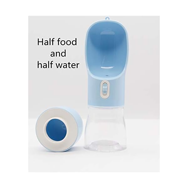 Husdow Dog Water Bottle – Portable Dog Water Bottle Pet Drinking Bottle Drink Cup Dish Bowl Dispenser for Walking Traveling Hiking, Multifunctional Outdoor Water&Food Bowl for Dogs and Cats(Blue) Husdow Dog Water Bottle – Portable Dog Water Bottle Pet Drinking Bottle Drink Cup Dish Bowl Dispenser for Walking Traveling Hiking, Multifunctional Outdoor Water&Food Bowl for Dogs and Cats(Blue)