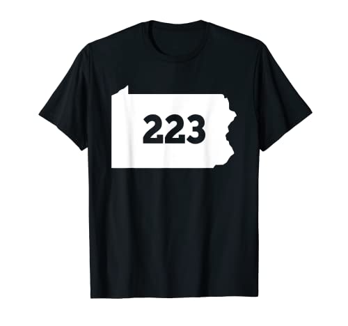 Pennsylvania 223 Area Code T-Shirt