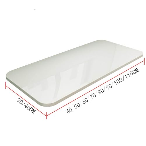 Mesa de hoja de gota montada en la pared - escritorio plegable para el hogar, la oficina, la cocina Estante de almacenamiento plegable en la pared,White-50x40cm/20x16in - imagen 3