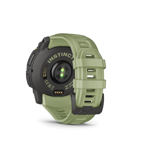 Garmin Instinct® 3 – 50 mm, AMOLED Display, Rugged Outdoor GPS Smartwatch, Built-in Flashlight, Alpine Rush Collection Limited Edition Color, Fern Green with Fern Green Band - Image 6