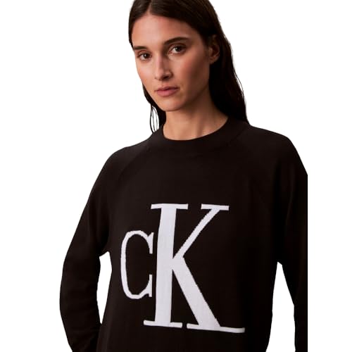 Calvin Klein Women's Monogram Logo Mockneck Sweater4