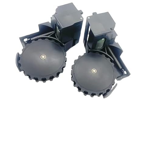Vibsky Ersatzrad für Roborock S5/S50/S51/S52/S55 C10 E20 E25 E35 Roboter-Staubsauger, linke oder rechte Seite, schwarz