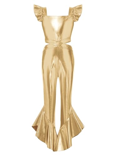 Combinaison sequins filles pour spectacle de danse et anniversaire festif