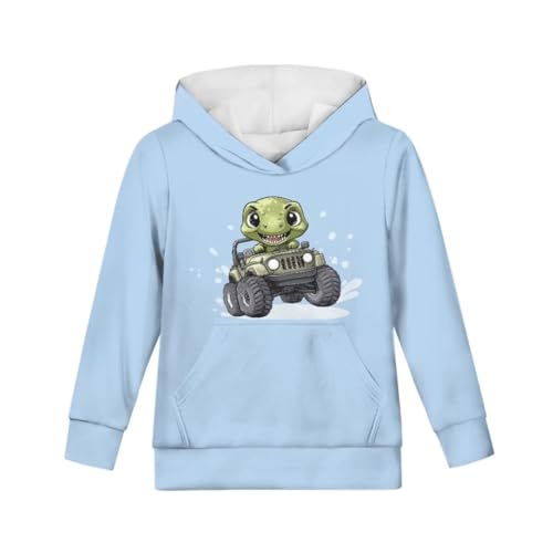 Pinupub Graphic Hooded Sweatshirt For Kids Boys Girls Cute School Holiday Long Sleeve Casual Hoodies