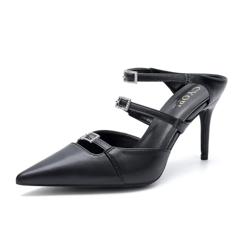 Pointed Toe Heels for Women, Closed Toe Stiletto Pumps Shoes