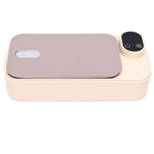 CCYLEZ Eléctrica, Recargable Portátil de Acero Inoxidable 304, Calentador de Alimentos con Pantalla Digital y Batería de 7200 MAh, para Coche de Viaje de Oficina
