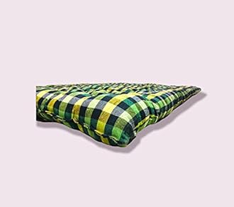 Deevine Craft King-Size Cotton Quilt Mattress | Multicolor Soft Double Bed Gadda | Eco-Friendly, 6X6 Ft Comfort - 72X72X2