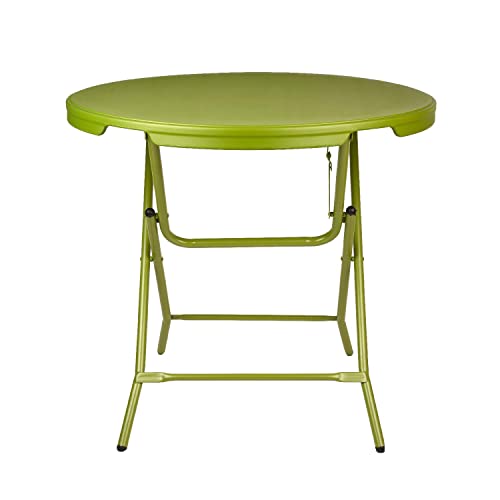 Image of Supreme Blow Moulded Bistro Round Table,Green