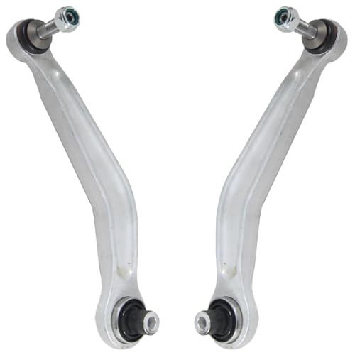 Image of Detroit Axle - Rear Upper Control Arms Sway Bars for BMW 525i 528i 530i 540i M5, 4 Upper Forward Rearward Control Arms with Ball Joints Assembly 2 Stabilizer Sway Bar Links Replacement